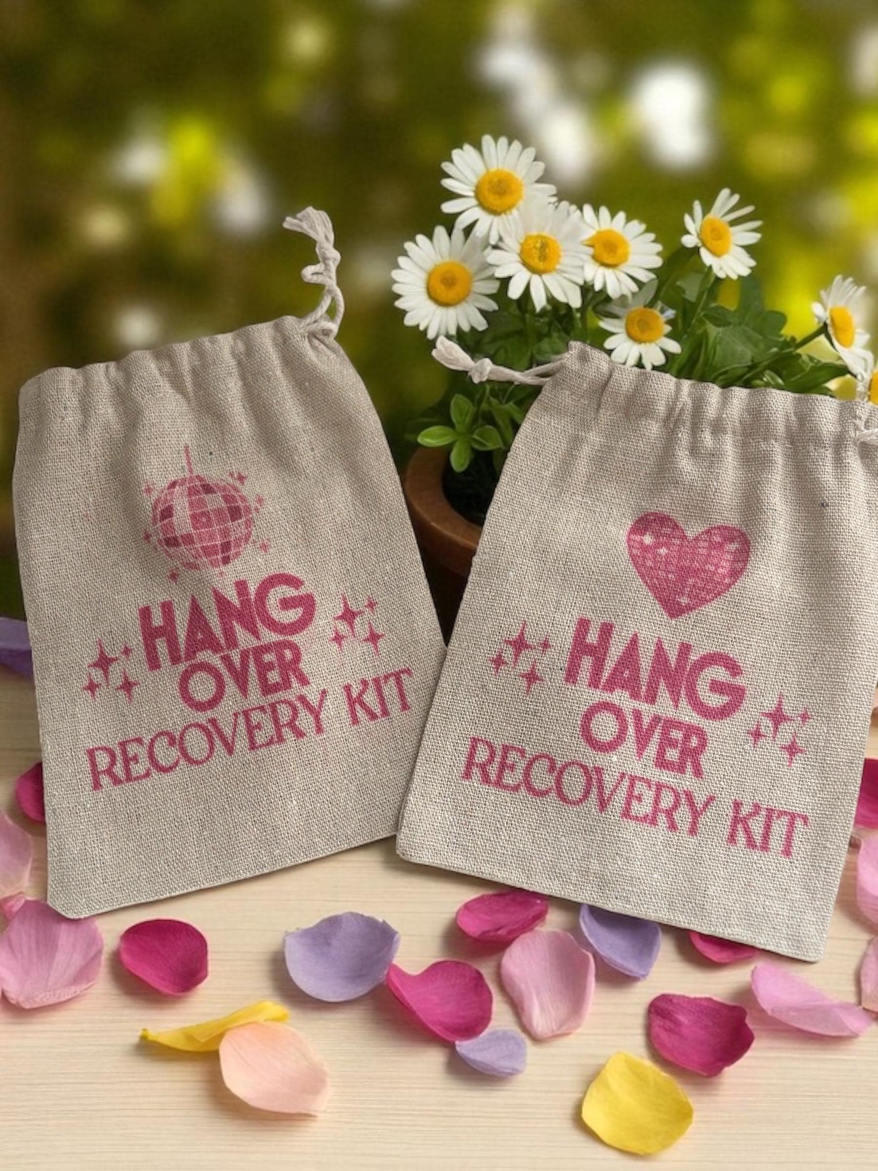 Hen Party Hangover Recovery Bags: Bridal Shower Favors