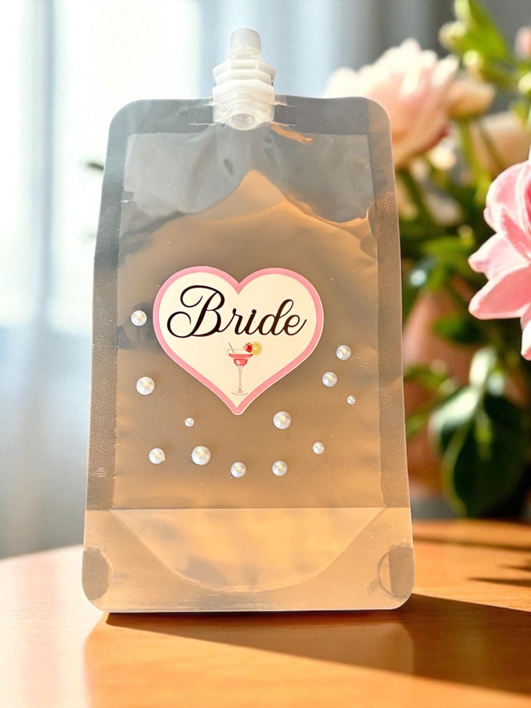 Personalised Reusable Drinks Pouch - Hen Party & Wedding Favour Gift