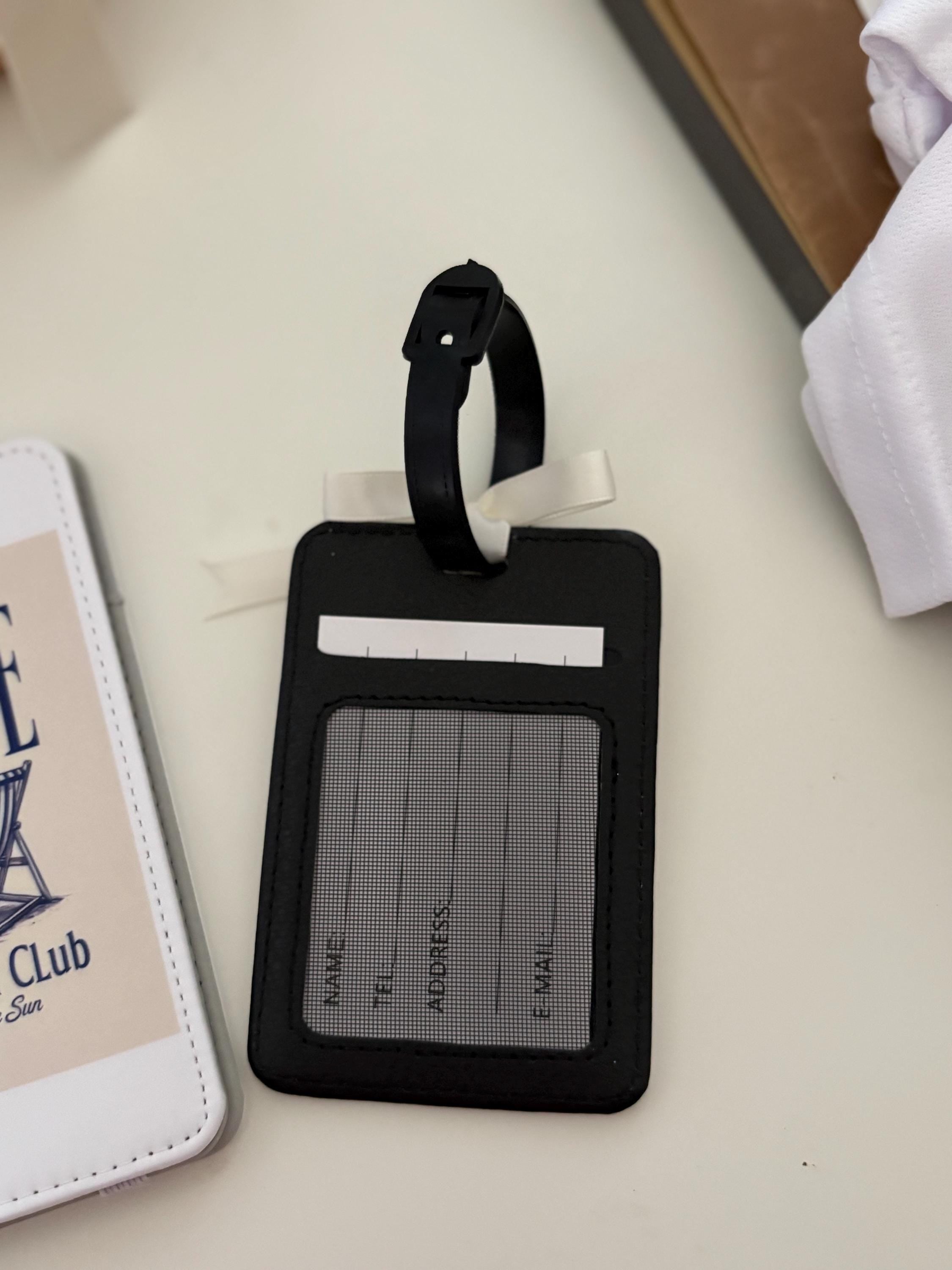 Personalised "The Bride" Beach Wedding/Hen Luggage Tag - Bridal Travel Accessory