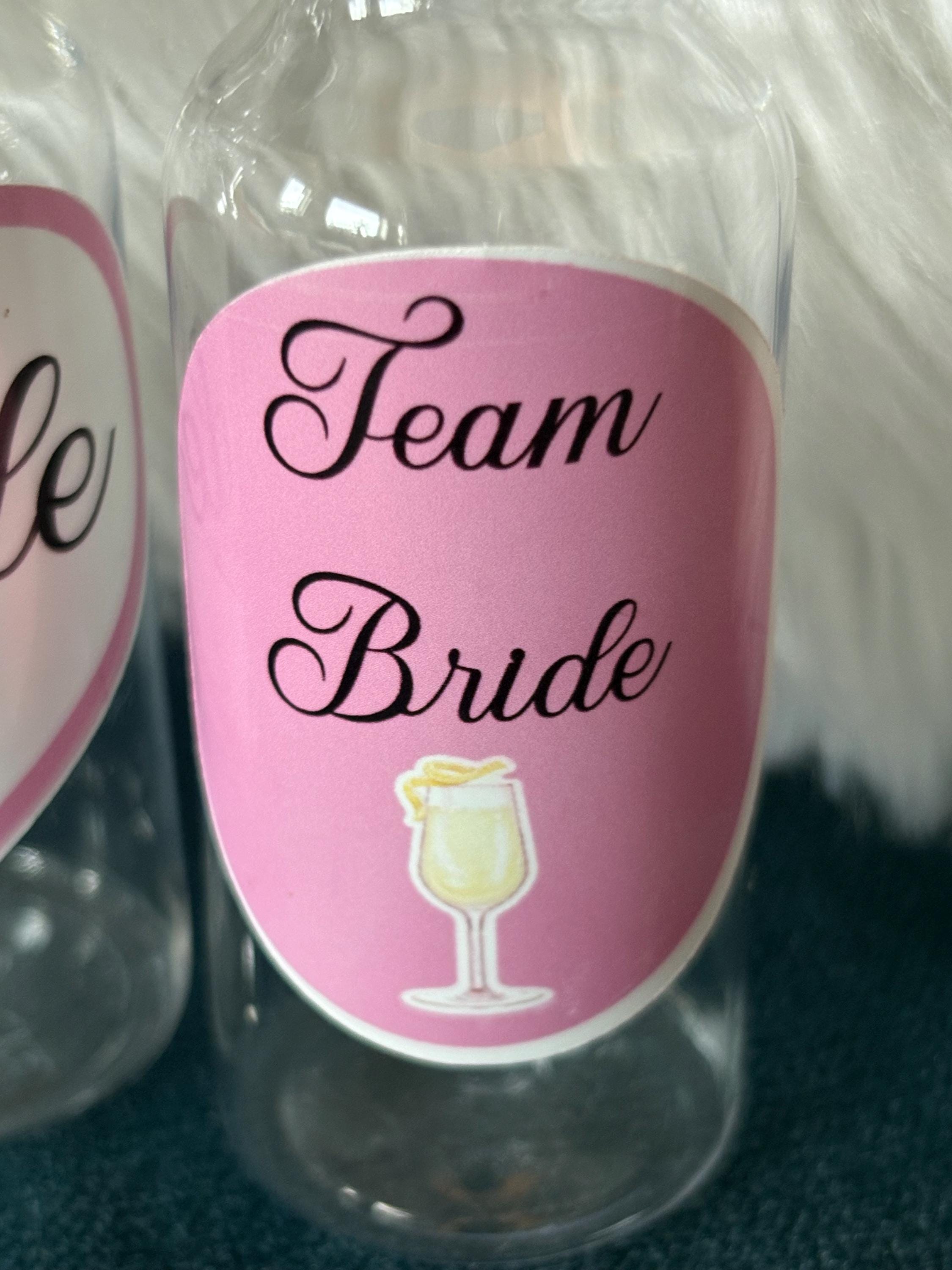 Personalised Shot Bottles - Hen Party & Wedding Favours for Bridal Celebrations