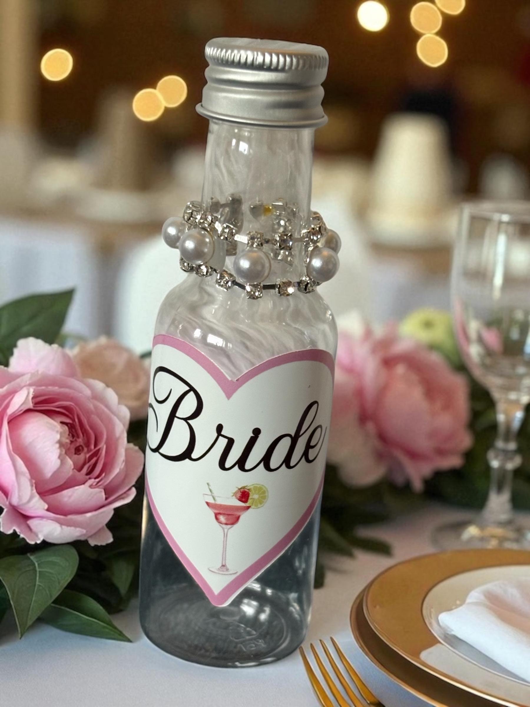 Personalised Shot Bottles - Hen Party & Wedding Favours for Bridal Celebrations