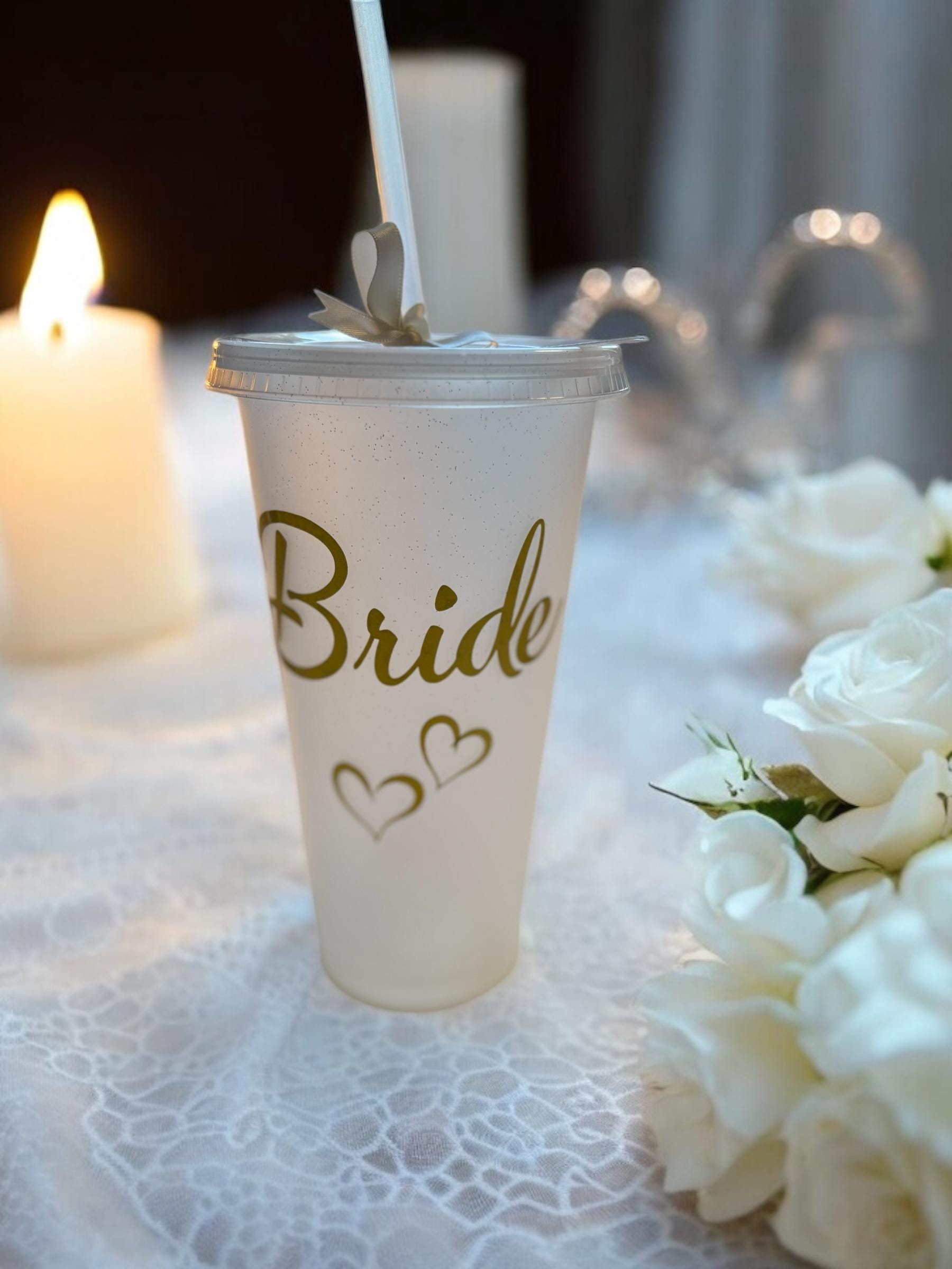 Personalised Bridal Party Tumbler - Bridesmaid & Hen Party Cold Cup Gift