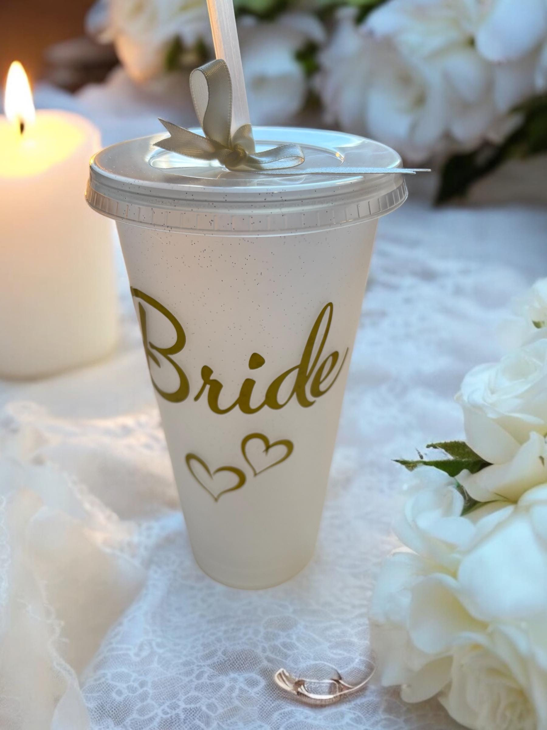 Personalised Bridal Party Tumbler - Bridesmaid & Hen Party Cold Cup Gift
