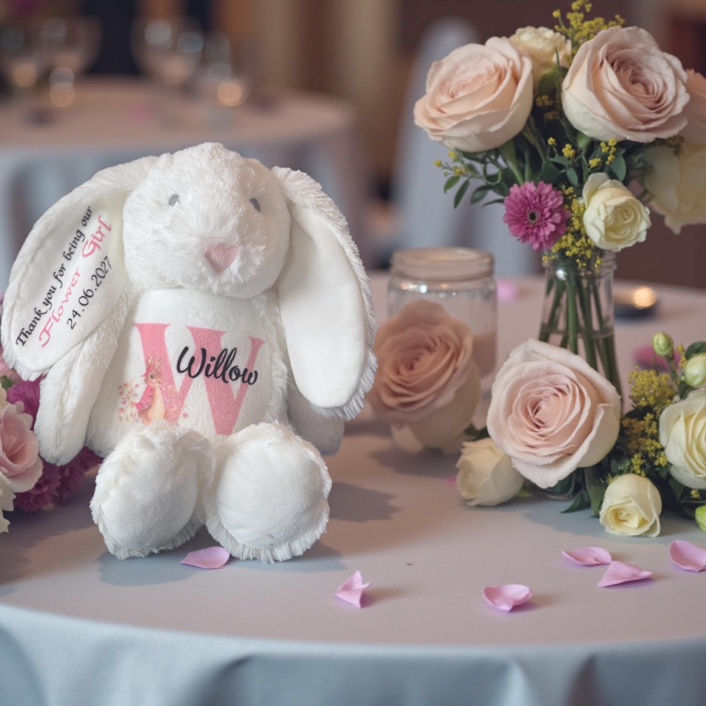 Personalised Bunny - Flower Girl & Bridesmaid Gift