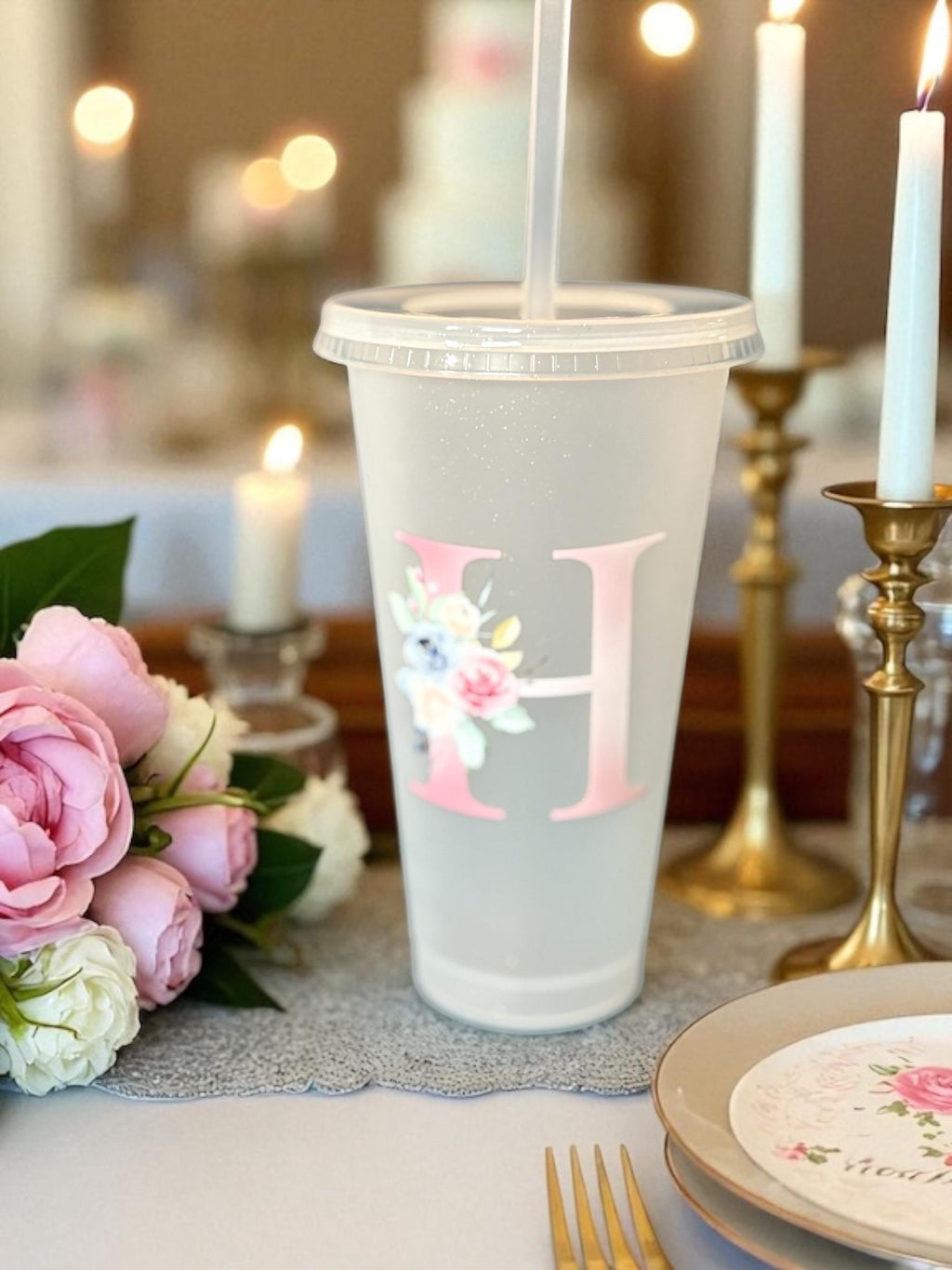 Personalised Bridal Party Cold Cup - Bridesmaid & Hen Party Tumbler Gift