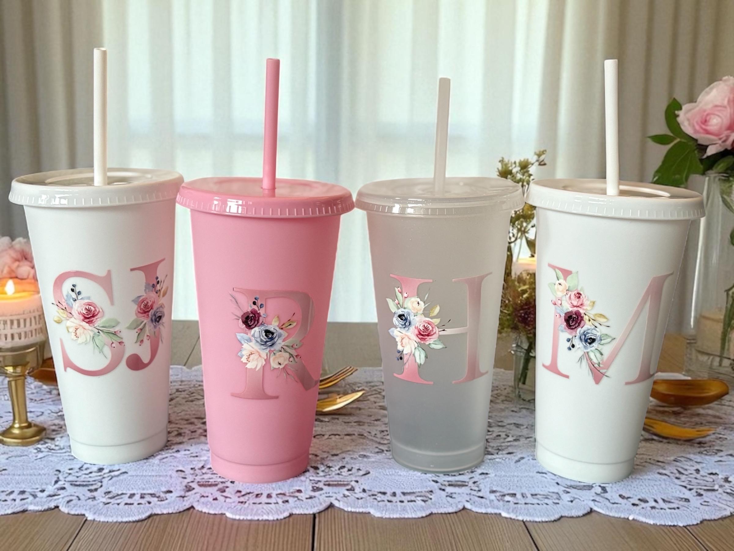 Personalised Bridal Party Cold Cup - Bridesmaid & Hen Party Tumbler Gift