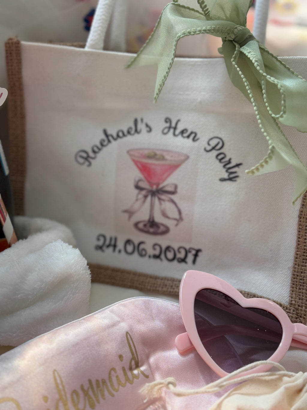 Personalised Hen Party Gift Bag Set
