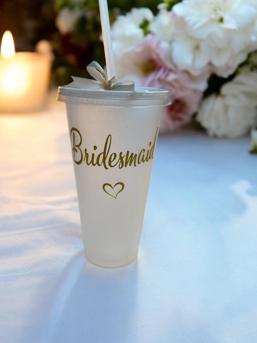 Personalised Bridal Party Tumbler - Bridesmaid & Hen Party Cold Cup Gift