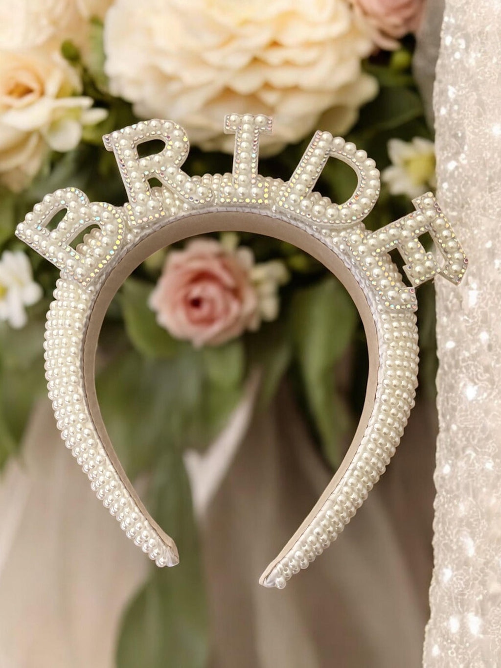 Pearl Bride Headband - Bridal Shower & Hen Party Hair Accessory