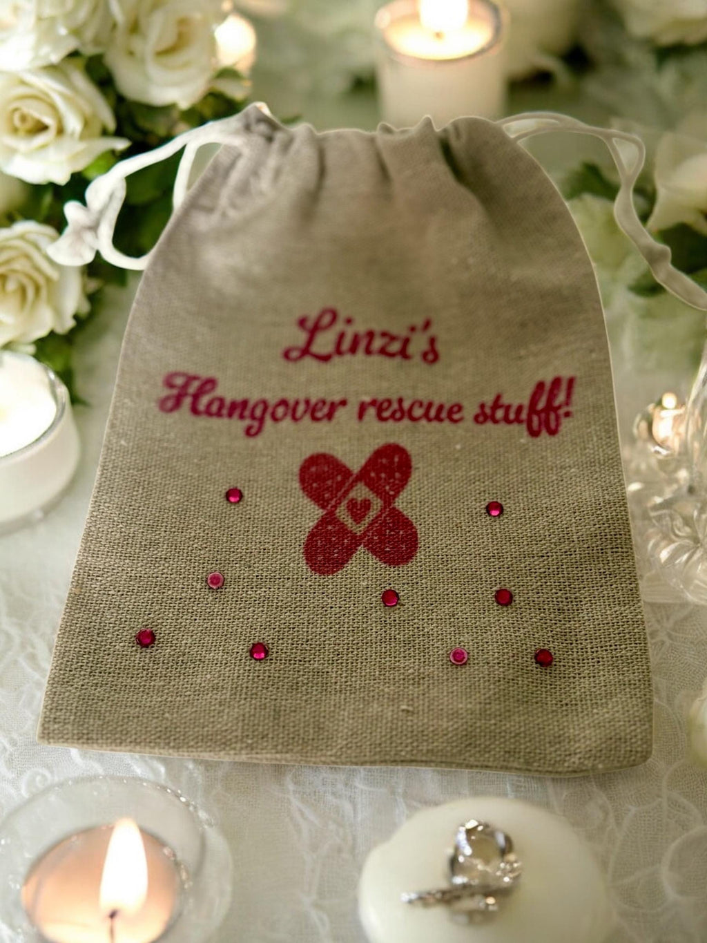 Personalised Hen Party Hangover Recovery Bags - Bridal Squad Favour Kit